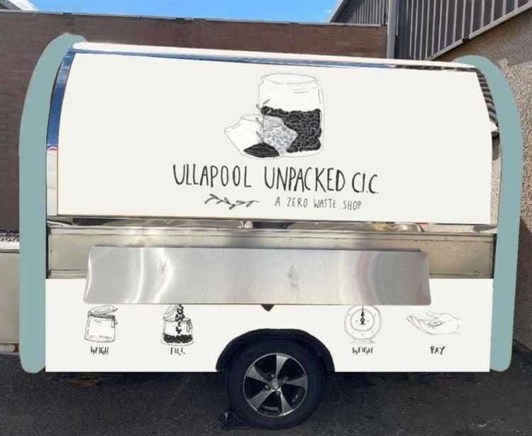 Nora, the Ullapool Unpacked mobile shop
