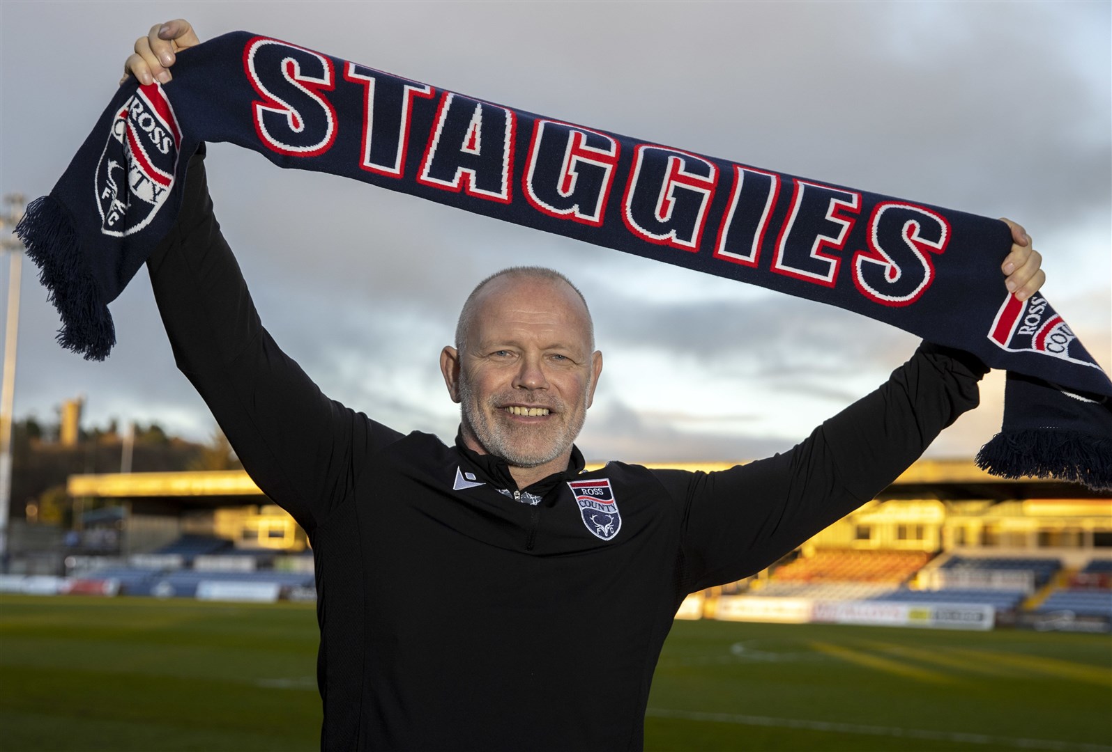 Picture - Ken Macpherson, Inverness. See story. Ross County new manager John Hughes at the club yesterday (Tues).