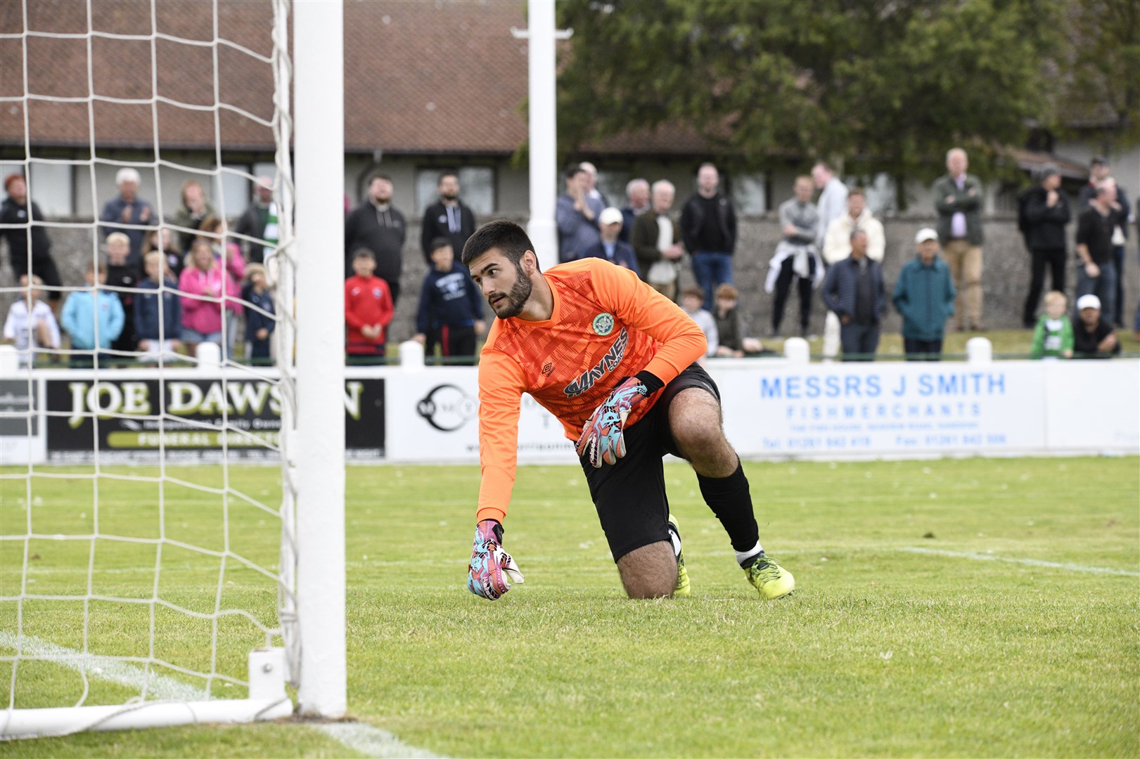 Balint Demus made several outstanding saves on his competitive debut for the Jags. Picture: Daniel Forsyth