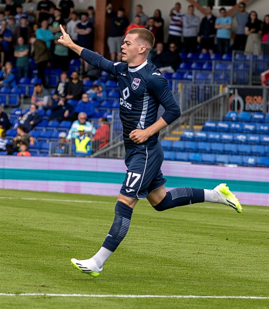 Sights of Jay Henderson in the Ross County first team have been few and far between this season. Picture: Ken Macpherson