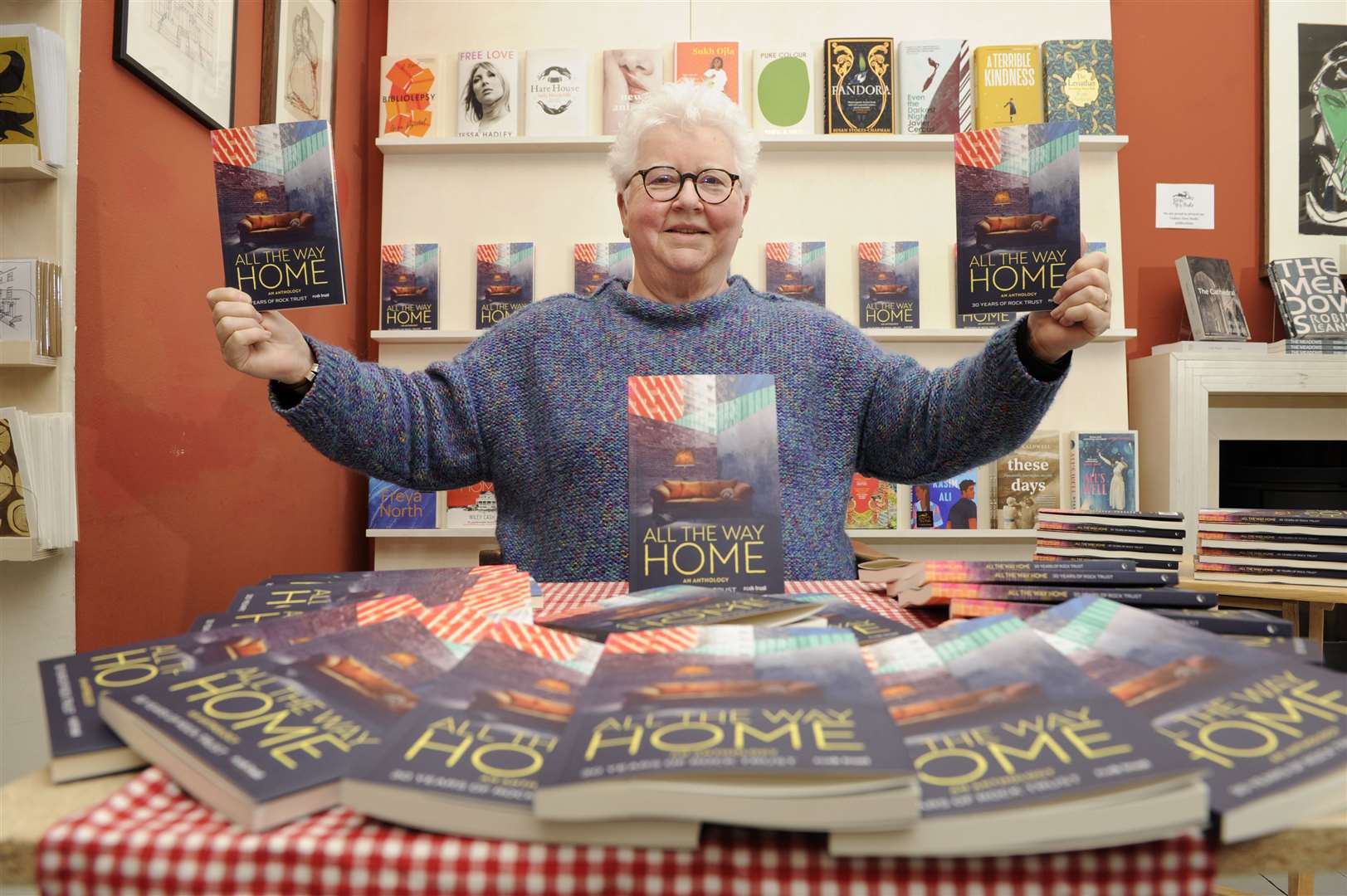 Val McDermid launches Rock Trust Homelessness Anthology Book. Picture by: Colin Hattersley Photography.