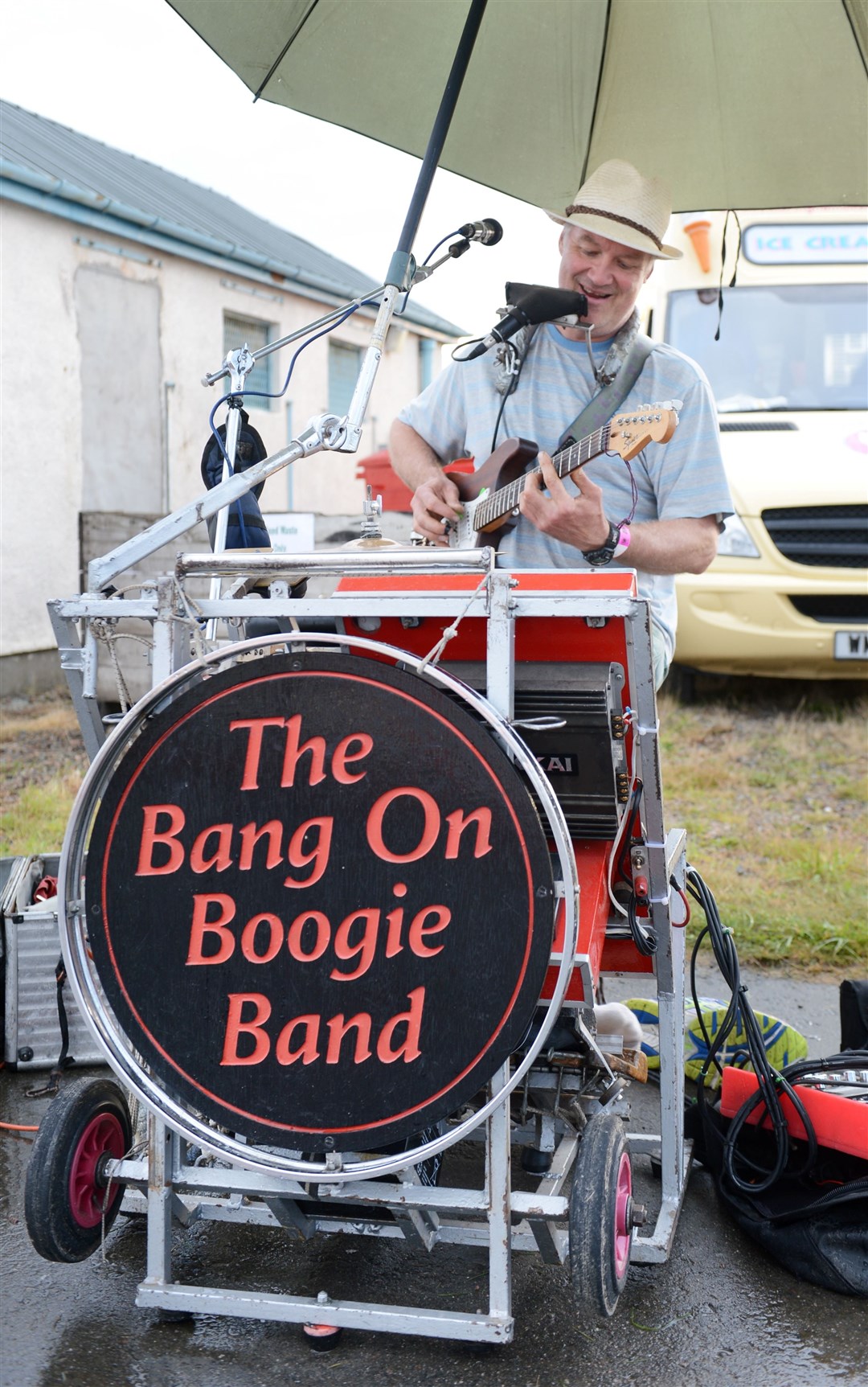 The Bang on Boogie band at a pas edition of the Black Isle Show. Picture: Alison White.