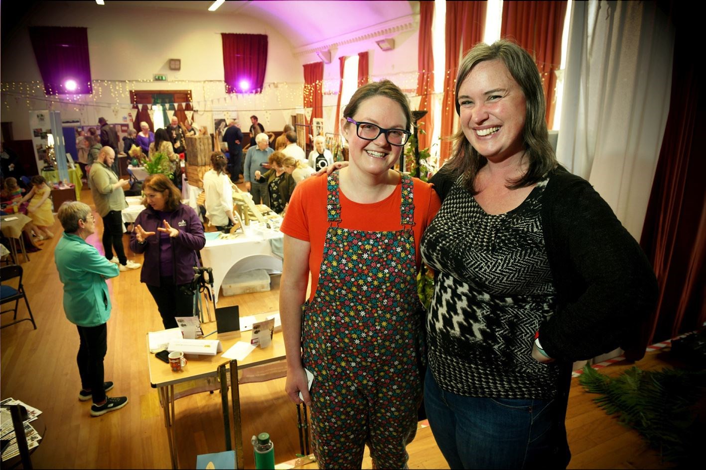 Emily Roberts and Gabrielle Buist at last year's successful showcase. Picture: James Mackenzie.