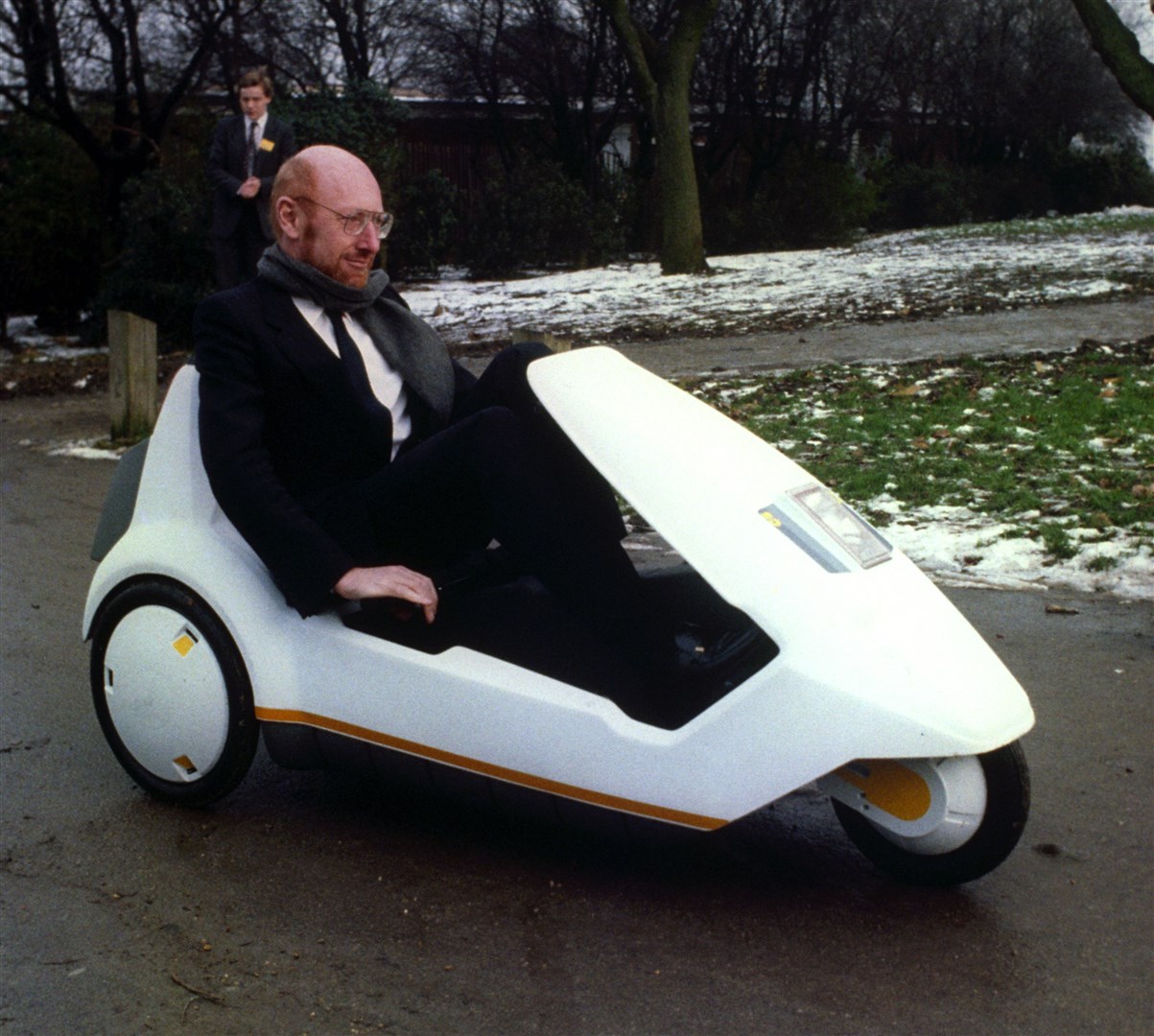There were great expectations for Sir Clive Sinclair’s C5 electric vehicle (PA)