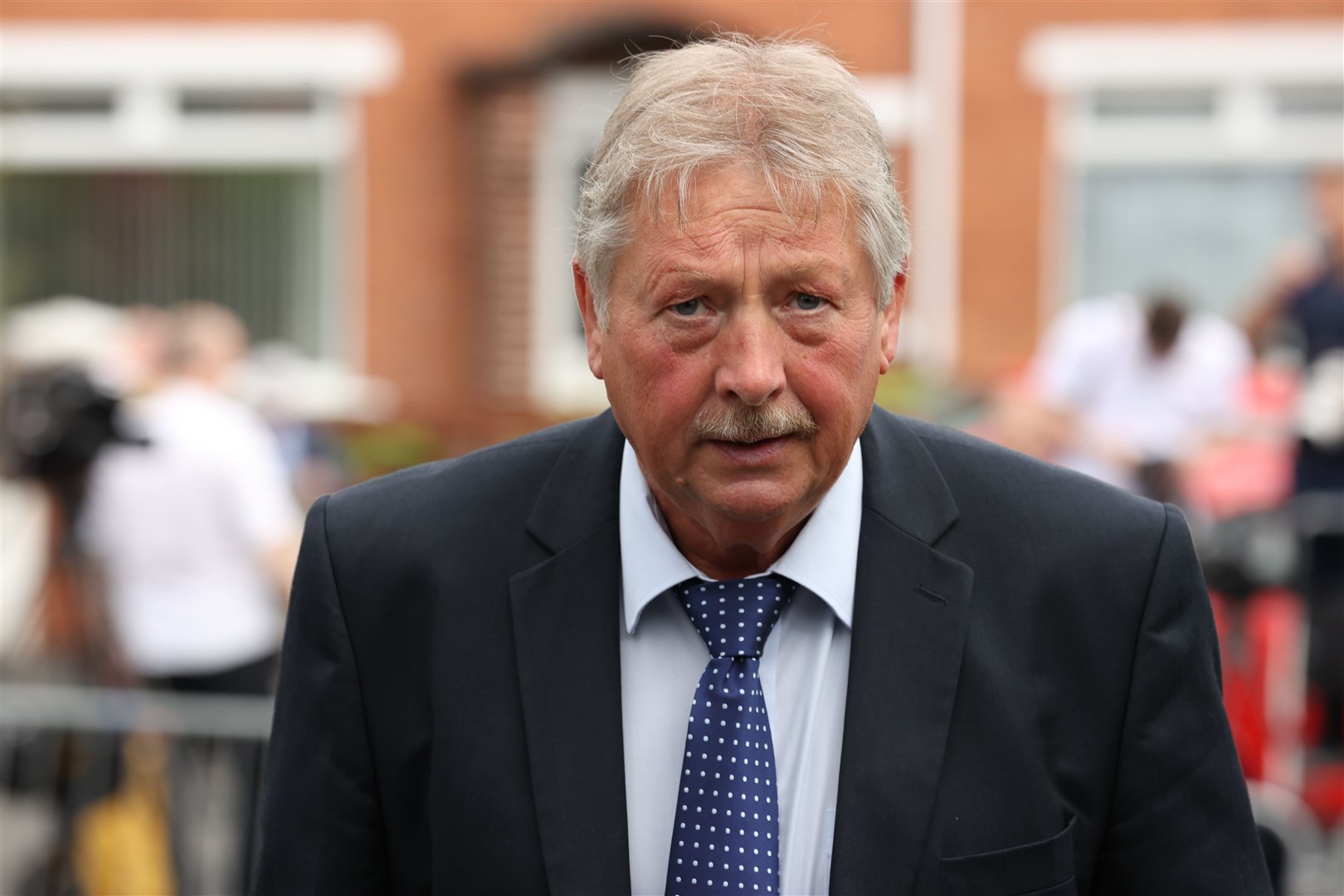 DUP MP Sammy Wilson, whose is sceptical about the deal, heavily criticised the Government in the Commons (PA)