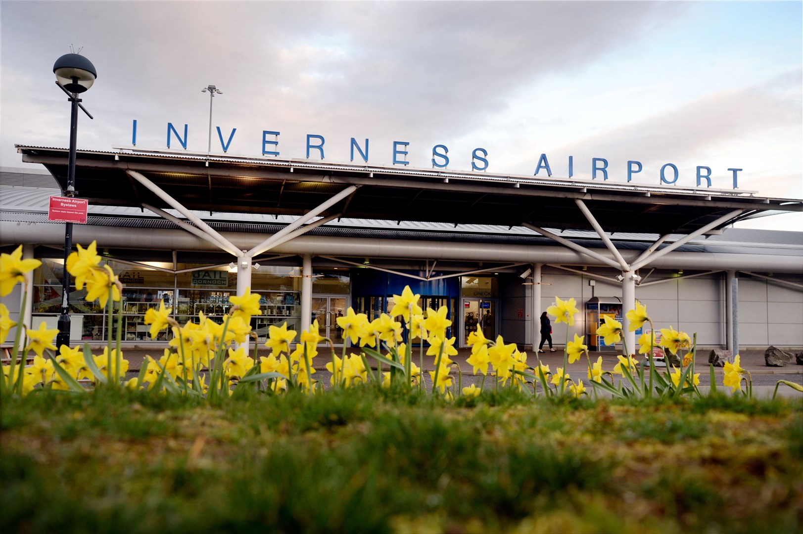 Inverness Airport will remain open for lifeline and essential services.