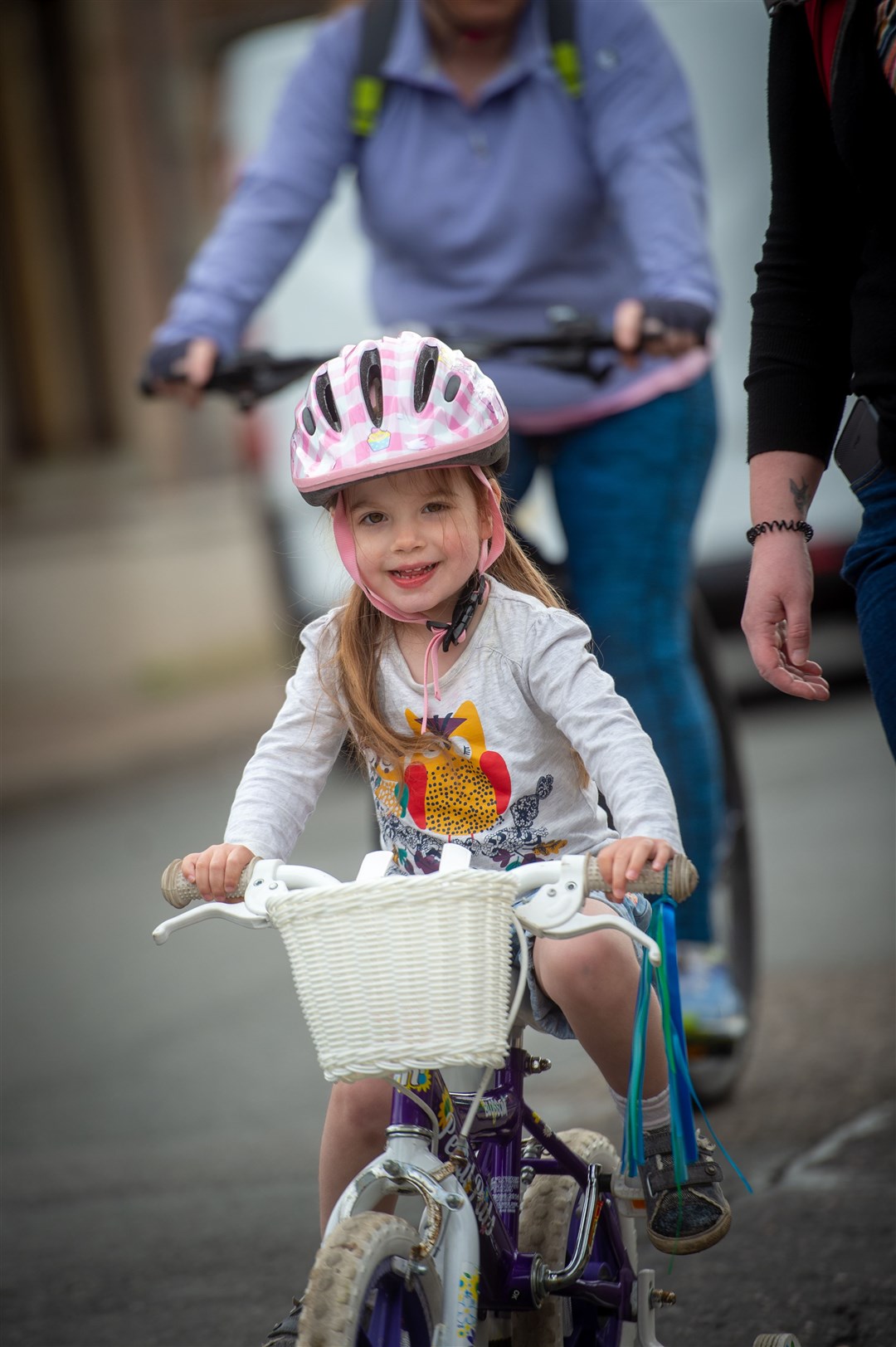 A happy bike rider! Picture: Callum Mackay