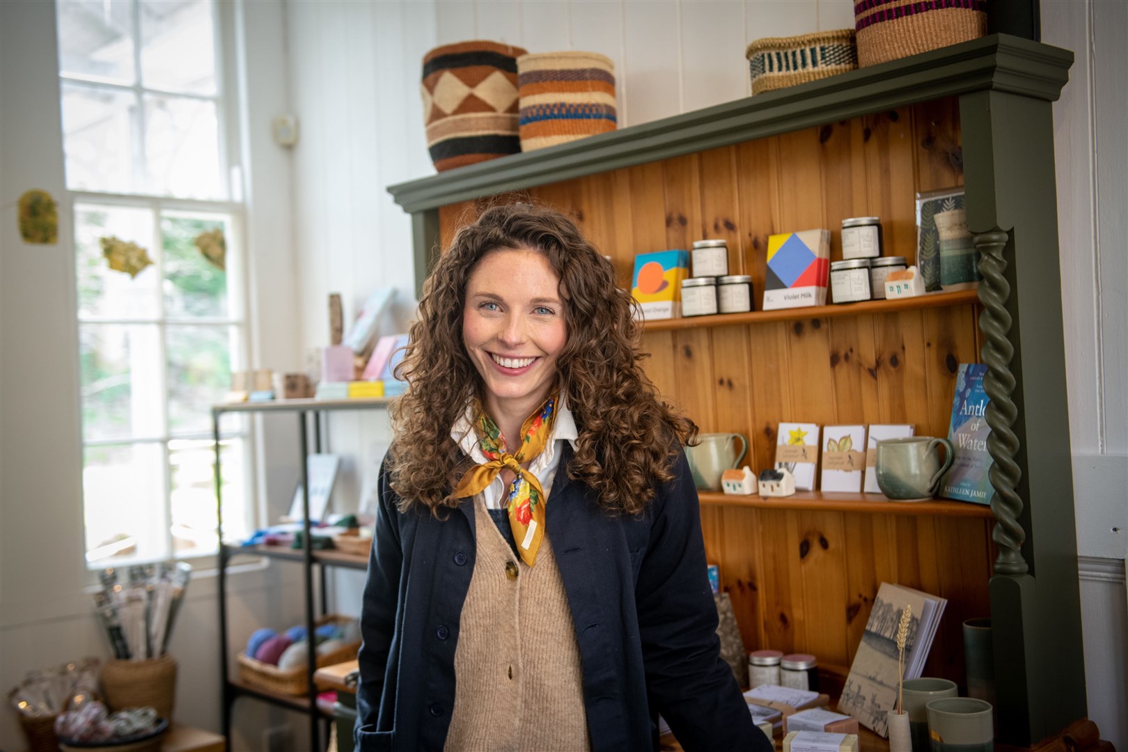 Hetty Finlayson of Small Planet Trading in Strathpeffer is keen to continue a family tradition. Picture: Callum Mackay