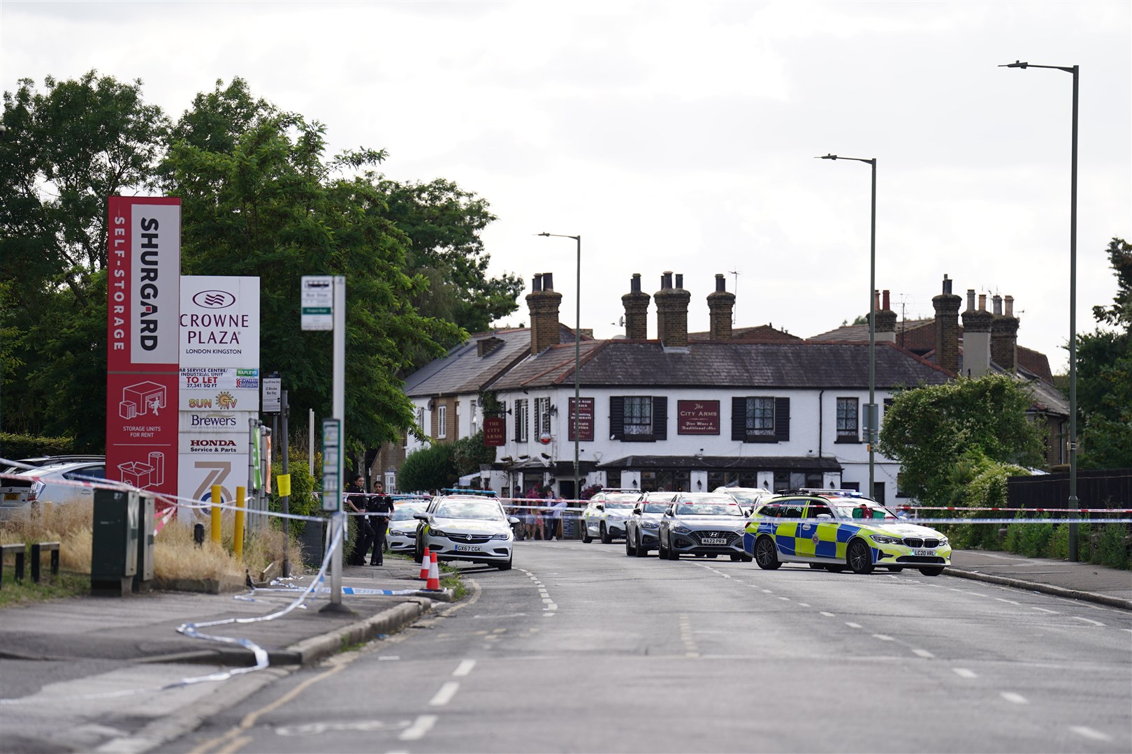 Two people were stabbed in Surbiton (James Manning/PA)