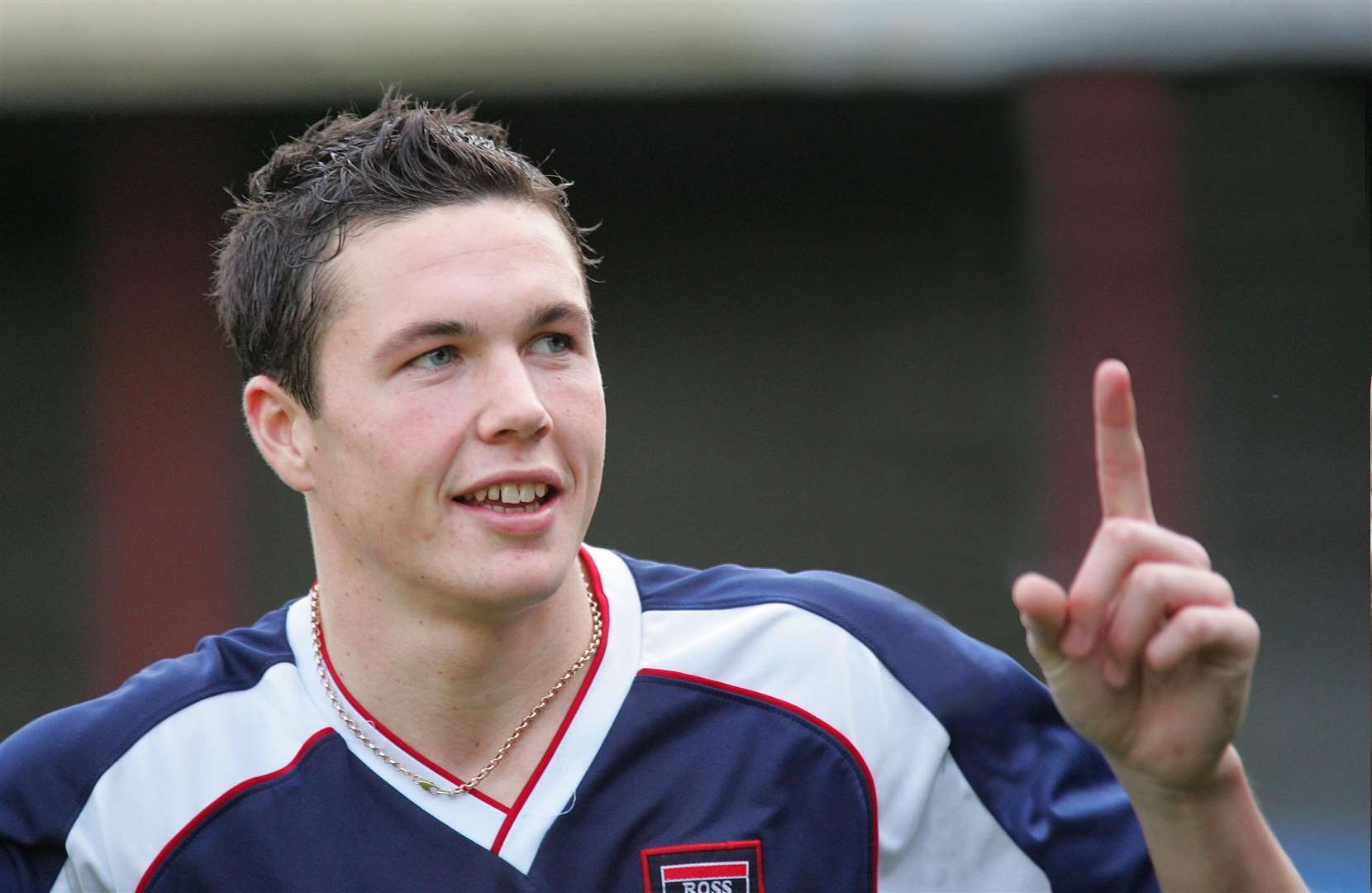 Don Cowie celebrates after scoring for Ross County in 2004. Picture: Ken Macpherson