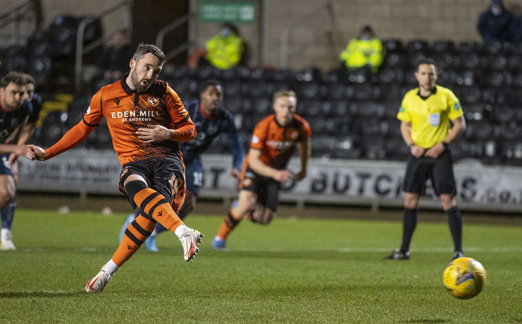 Nicky Clark's double won the match for Dundee United. Picture: Andy Barr
