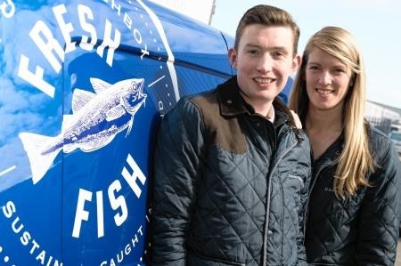 Magnus Houston and Fiona Hogg from Coast and Glen. Picture: Callum Mackay SPP.