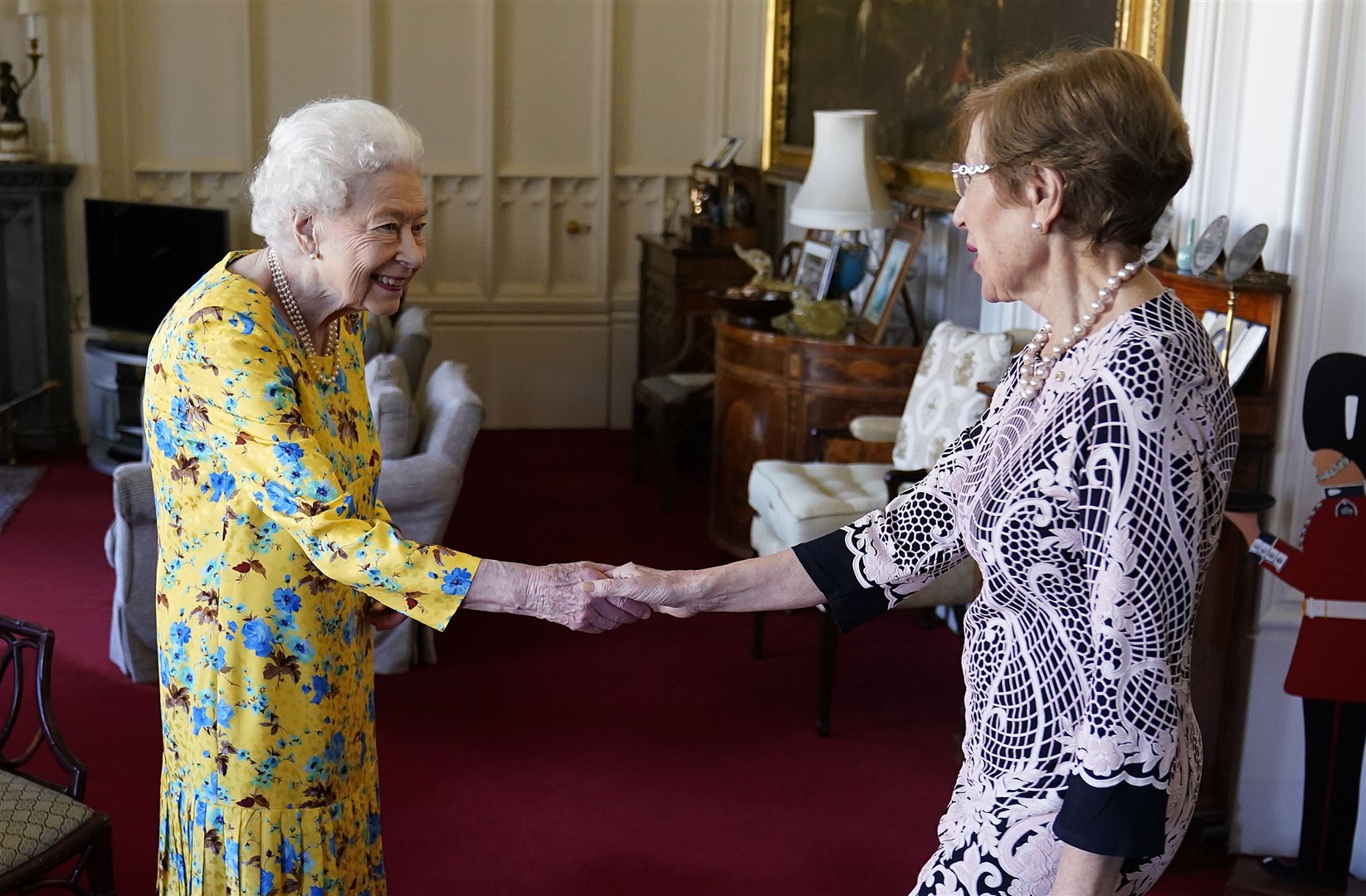 The Queen received governor of New South Wales Margaret Beazley during an audience on Wednesday (Andrew Matthews/PA)