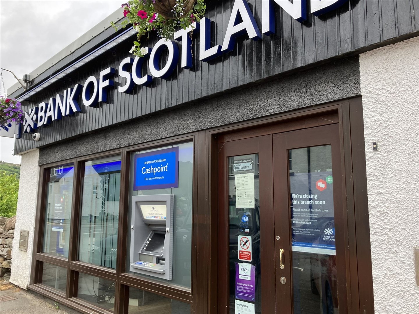 Ullapool Bank of Scotland, due to close. Picture: Iona MacDonald.