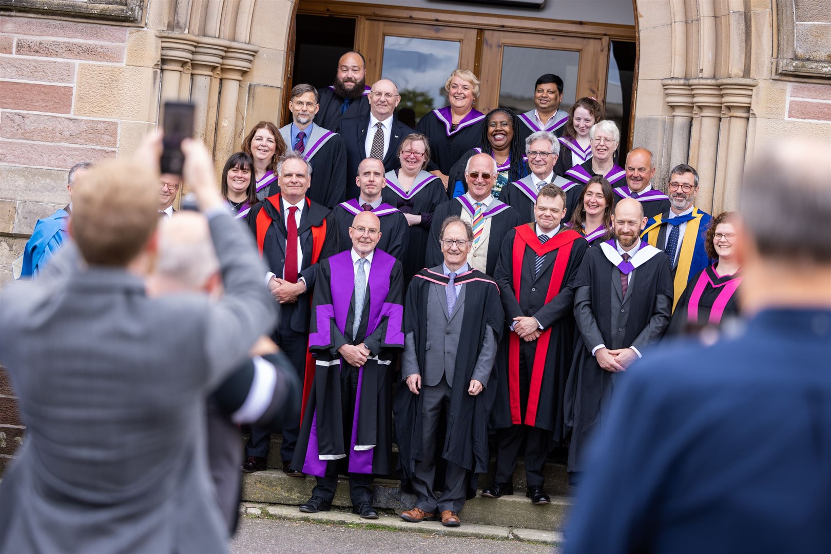 The Highland Theological College graduation day.