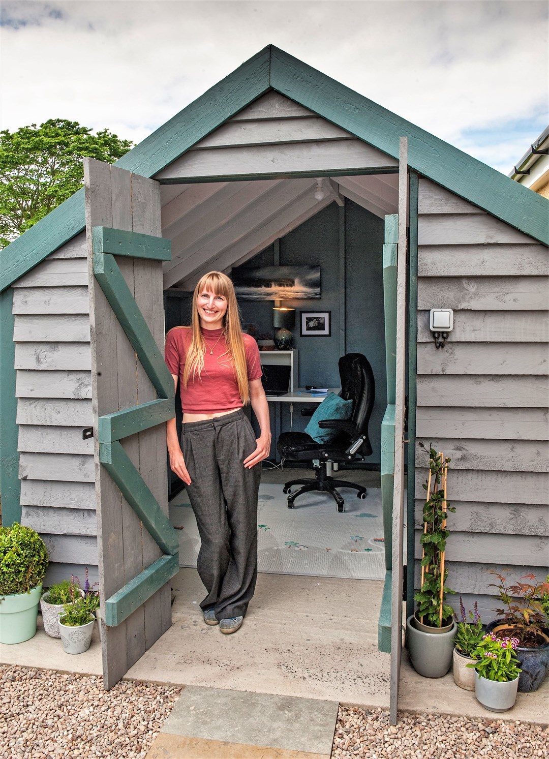 Claire from Clayock near Halkirk was crowned overall winner of the Wickes Home Office Awards.