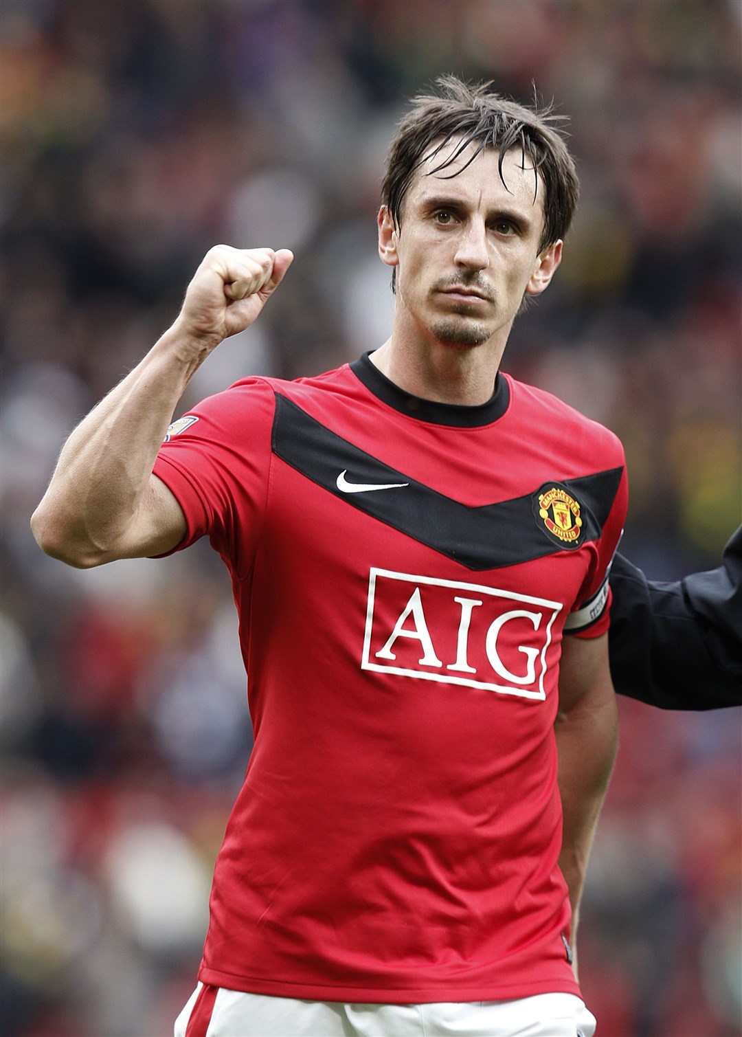 Gary Neville enjoyed a successful career with Manchester United (Martin Rickett/PA)