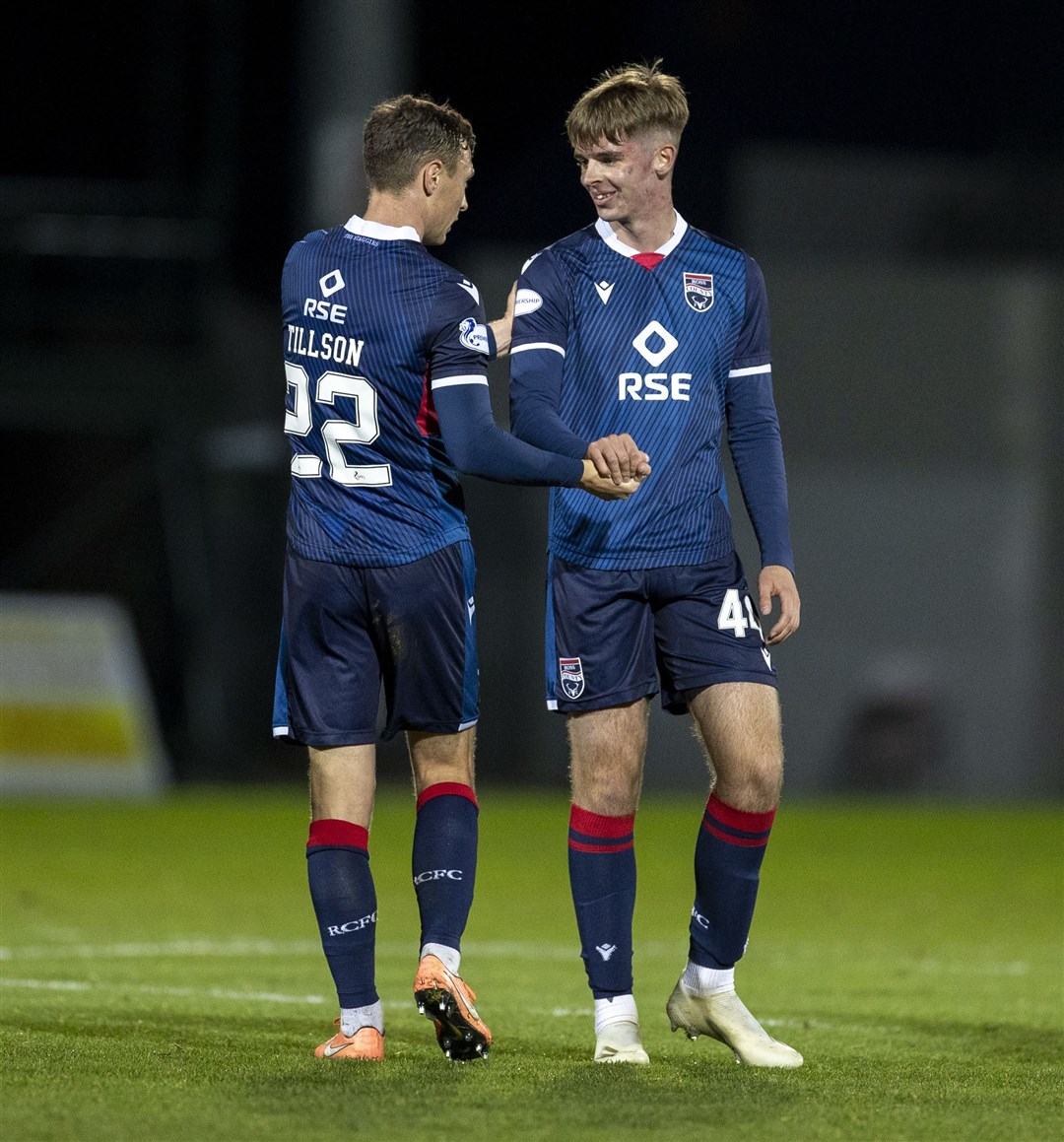 Matthew Wright came off the bench to score a dramatic equaliser for Ross County in stoppage time. Picture: Ken Macpherson