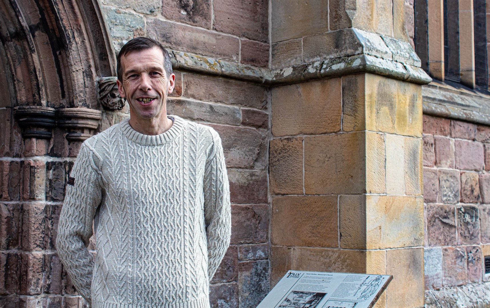 Jason Ubych, curator of Tain & District Museum, will fly to the Czech Republic at the end of September. Photo: Niall Harkiss