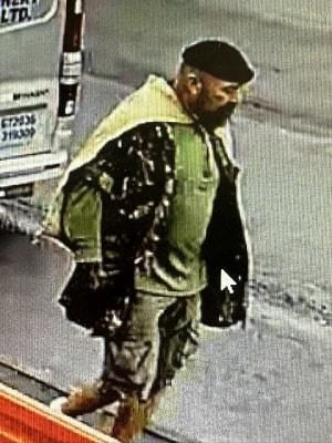 A CCTV image of missing man Christopher Jiggins