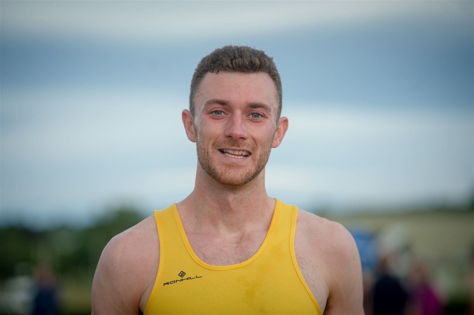 Sean Chalmers of Inverness Harriers won the Inverness Campus 5K. Picture: Callum Mackay..