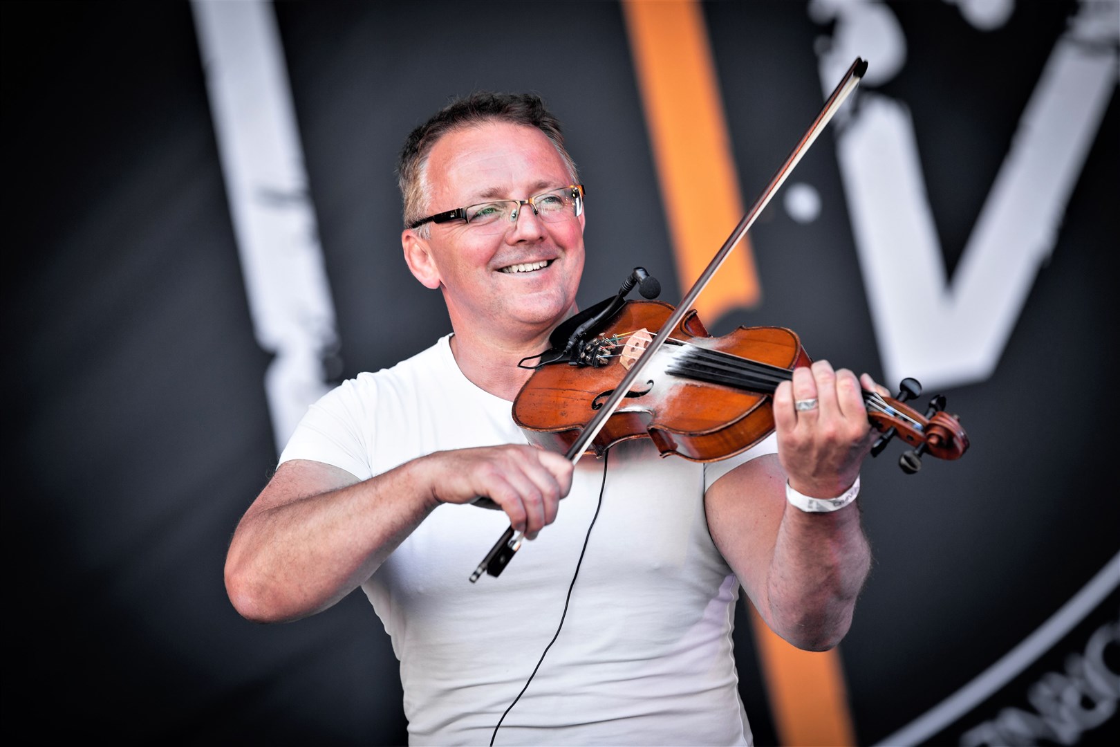 Bruce MacGregor of Blazzin' Fiddles. Picture: Mike Rushby