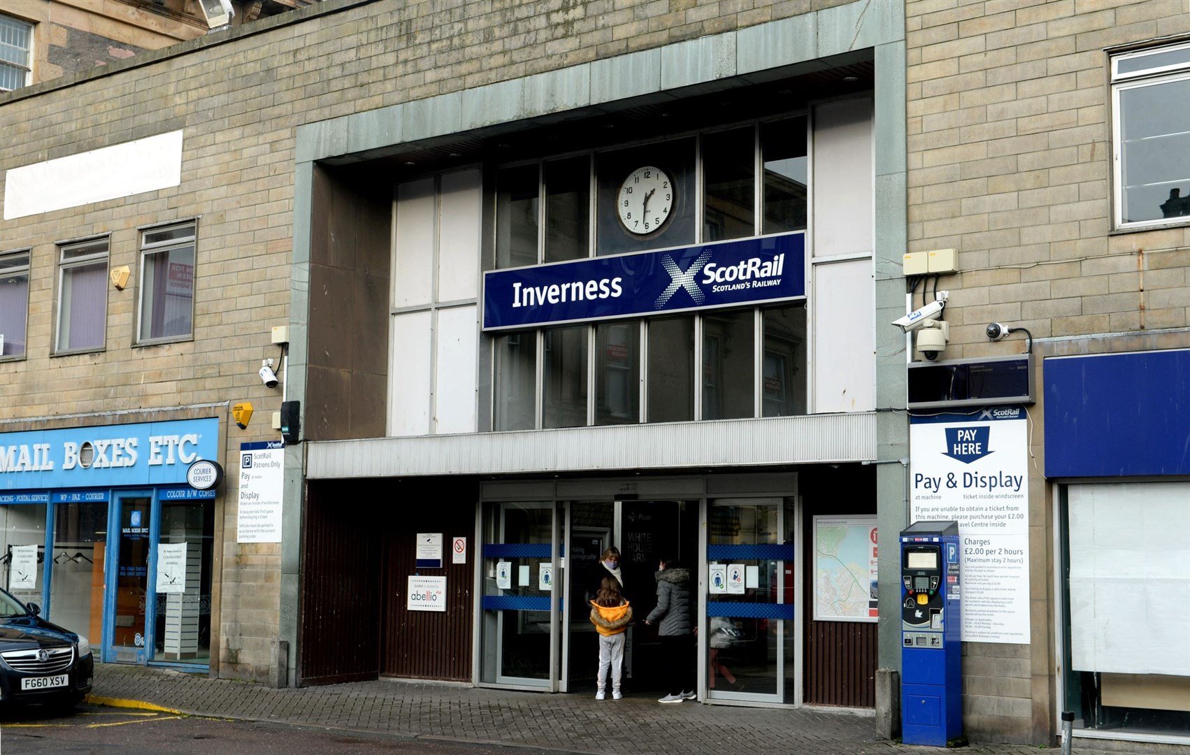Scotrail Inverness Station locator..Academy St locator..Picture: James Mackenzie..