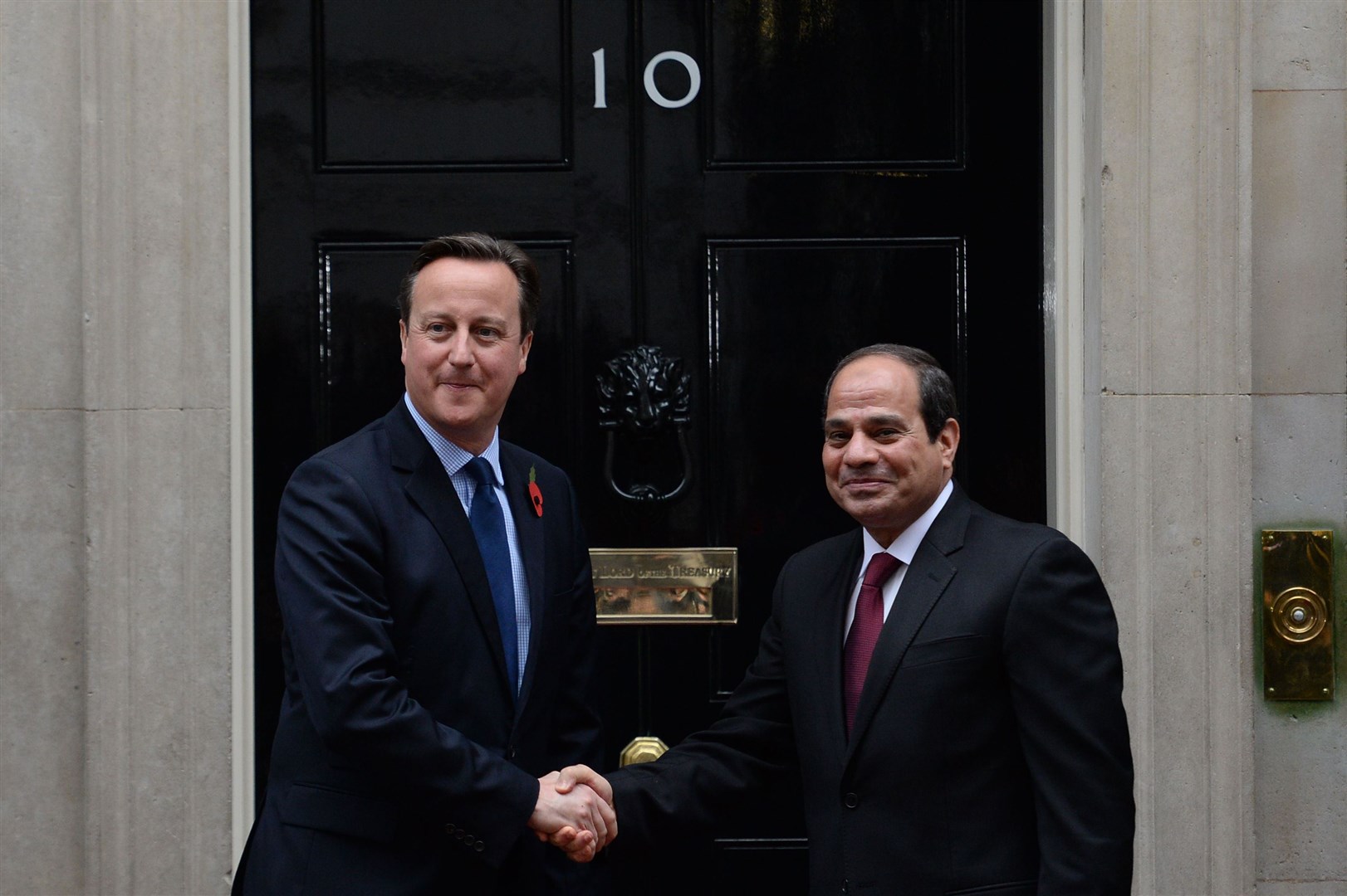 David Cameron previously met Egyptian president Abdel Fatah el-Sisi while prime minister in 2015 (Stefan Rousseau/PA)