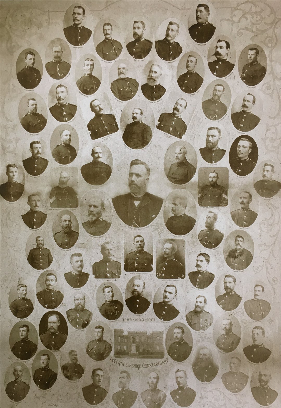 Members of Inverness-shire Constabulary, 1899-1901.