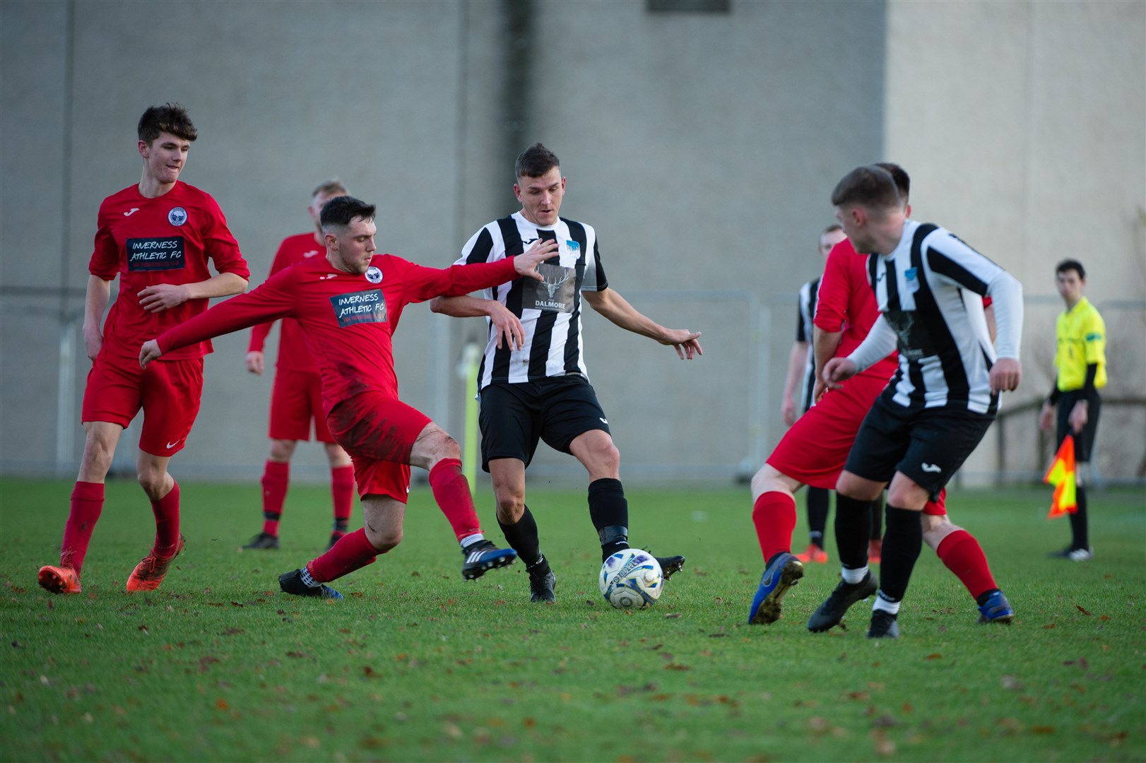North Caledonian League Div 2..Alness v Inverness Athletic..Action from the game...Picture: Callum Mackay..