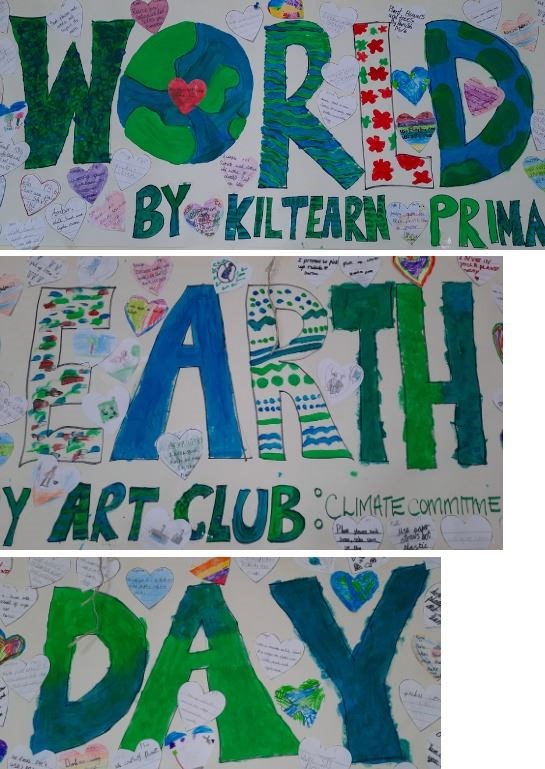 Kiltearn Primary School pupils devised a poster for the event.