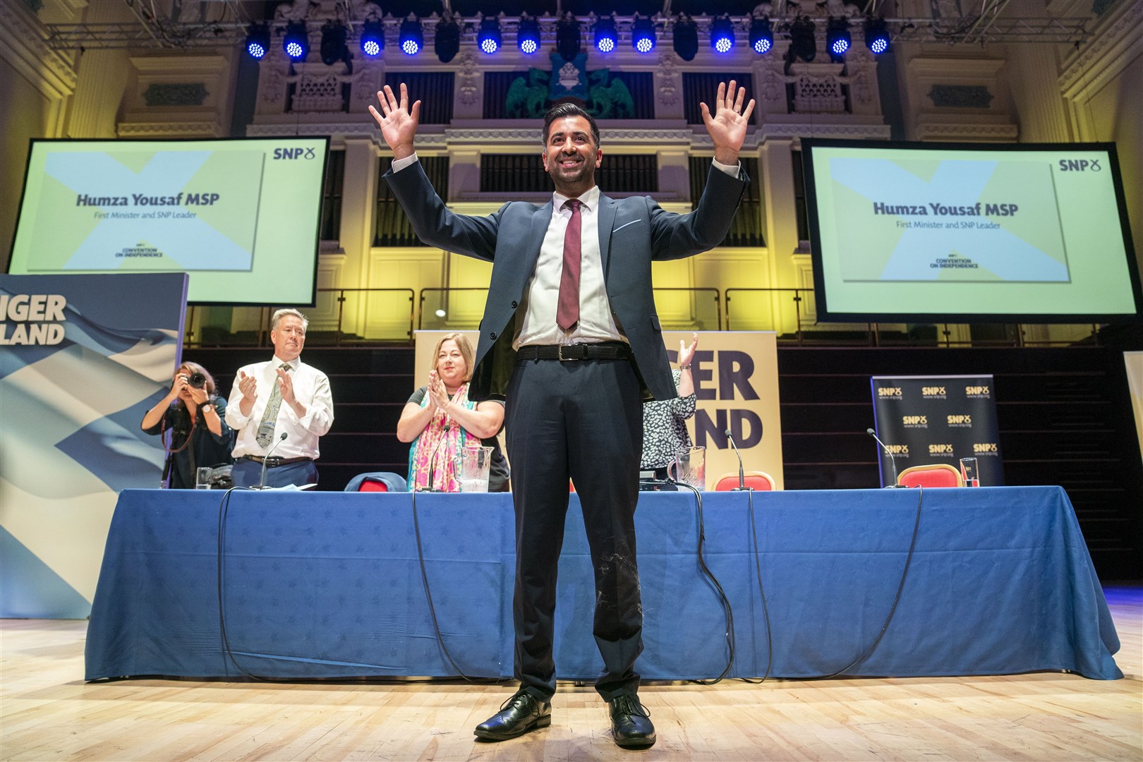 New auditors were appointed after Humza Yousaf became leader of the SNP (Jane Barlow/PA)
