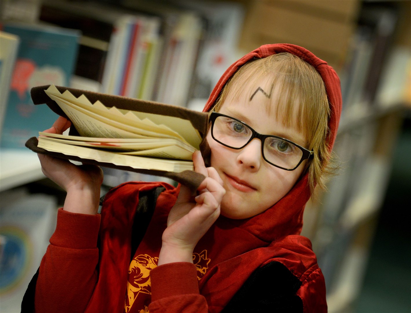 Ben Vaughan at a Harry Potter-themed night at Fortrose Library earlier this year. Picture Gary Anthony