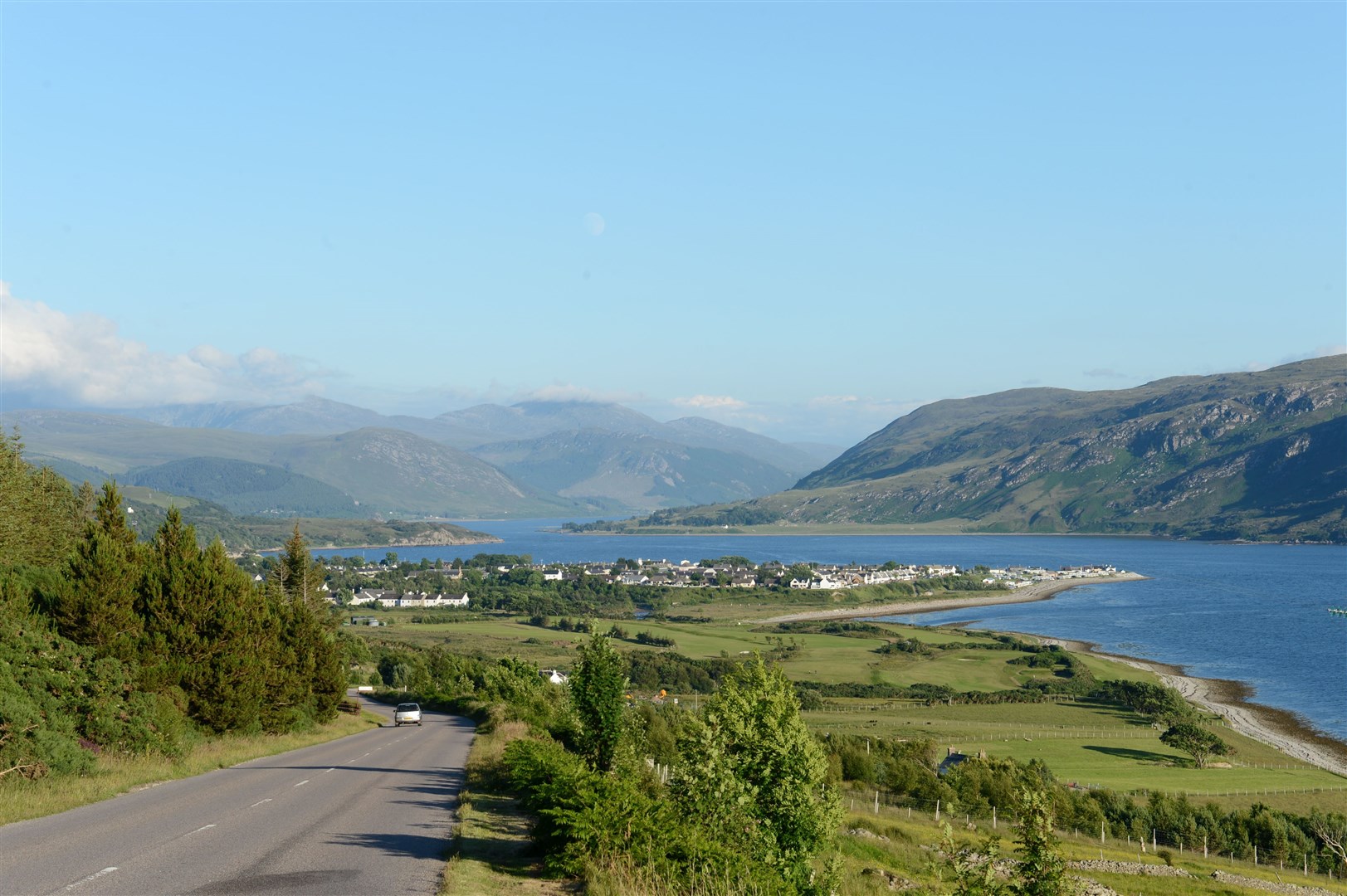 This view down into Ullapool from the North is one that has lifted many a heart. Picture: Alison White