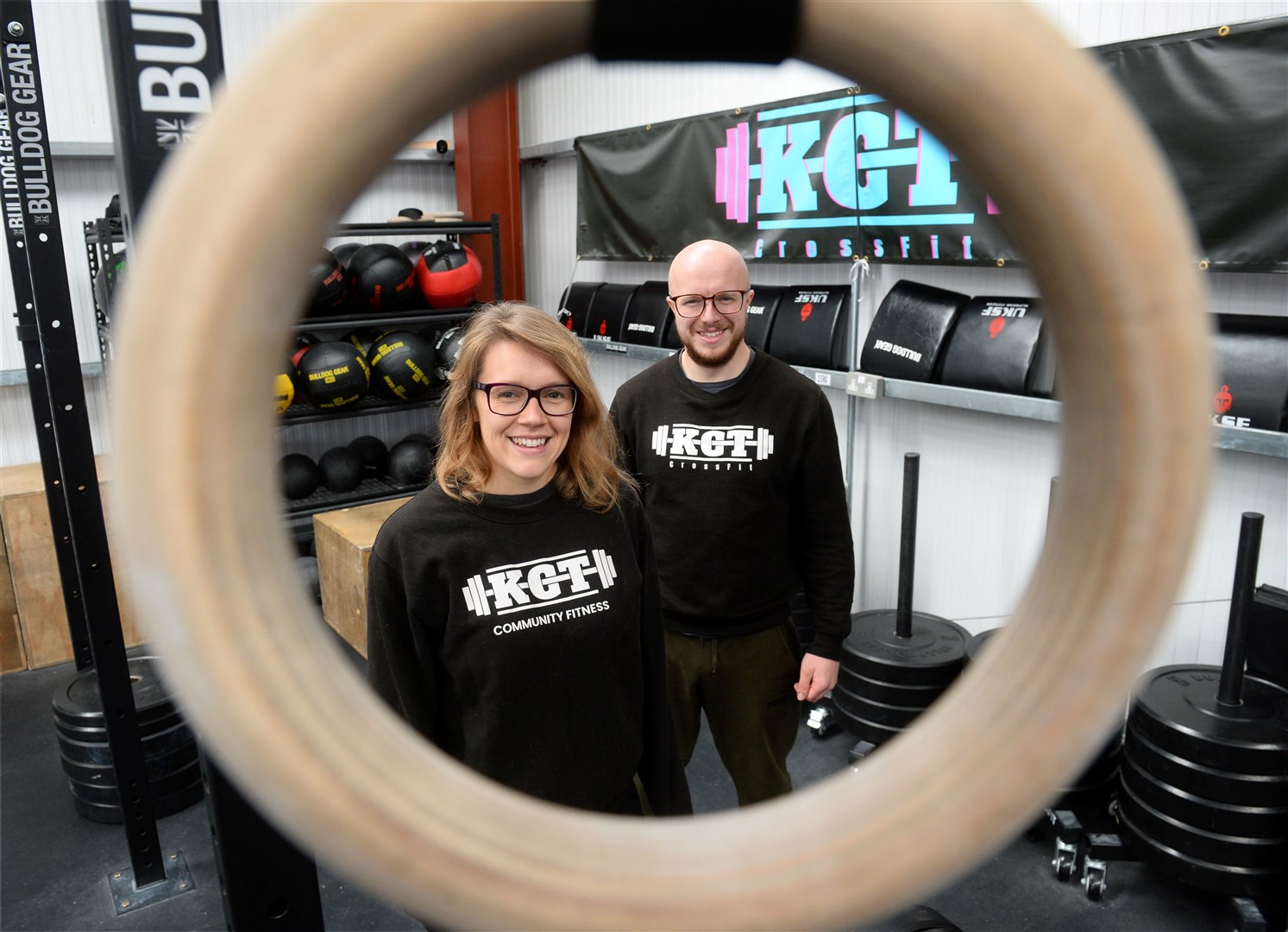Kimberley and Chris Stratford opened KCT Community Fitness Gym.Picture Gary Anthony