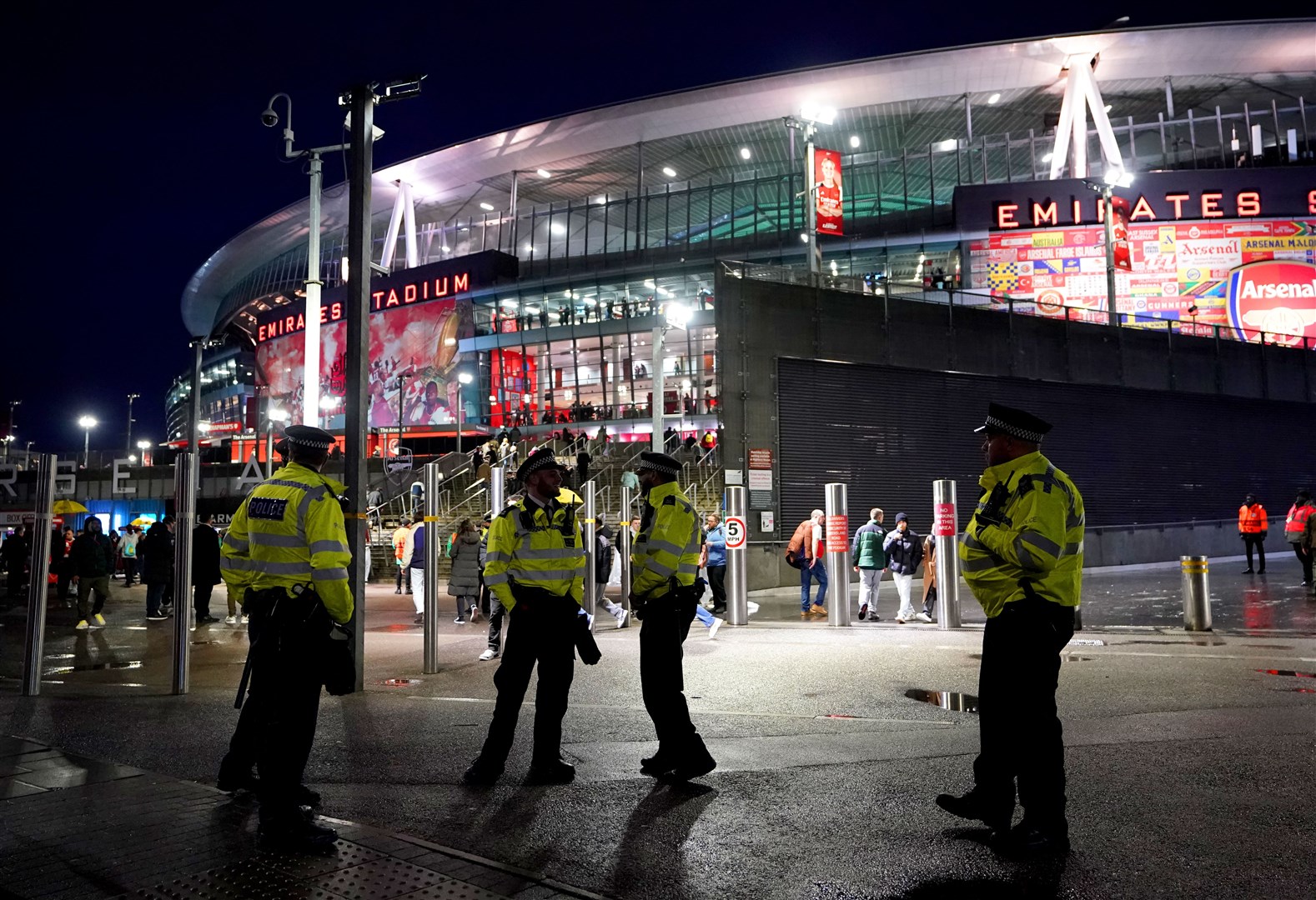 The Met’s Deputy Assistant Commissioner Ade Adelekan said the terrorism threat remains at ‘substantial’ ahead of the match (Zac Goodwin/PA)