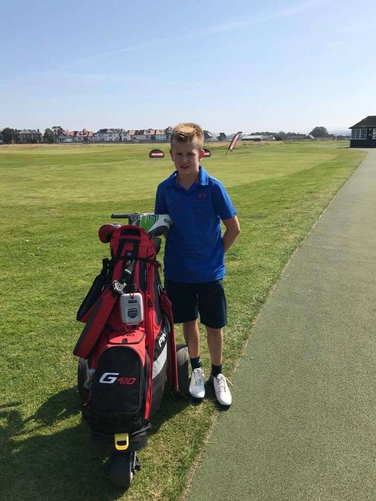 Muir of Ord Golf Club junior member Scott Mackenzie, 13, was invited to compete in the US Kids Golf European Championship after reaching the Grand Final of the Wee Wonders British Championships last year.