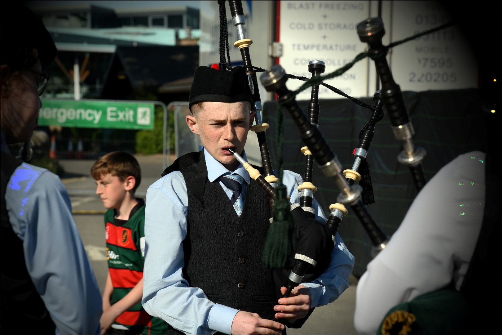 A member of the City of Inverness Youth Pipe Band. Picture: James Mackenzie