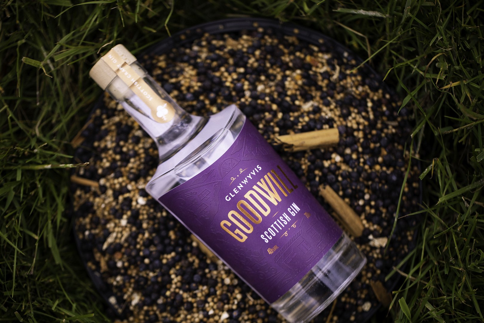 Locally-sourced hawthorne gives GoodWill Gin a local flavour boost.