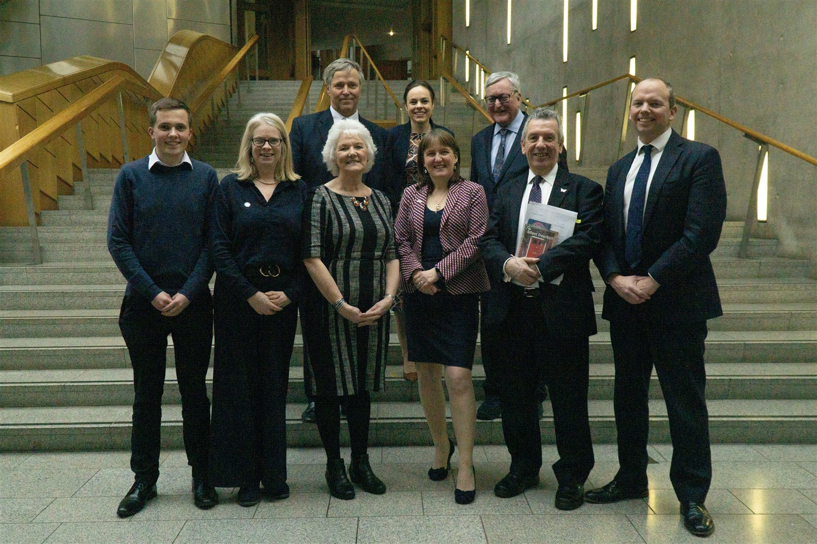 Haven Appeal representatives meet MSPs at Holyrood.