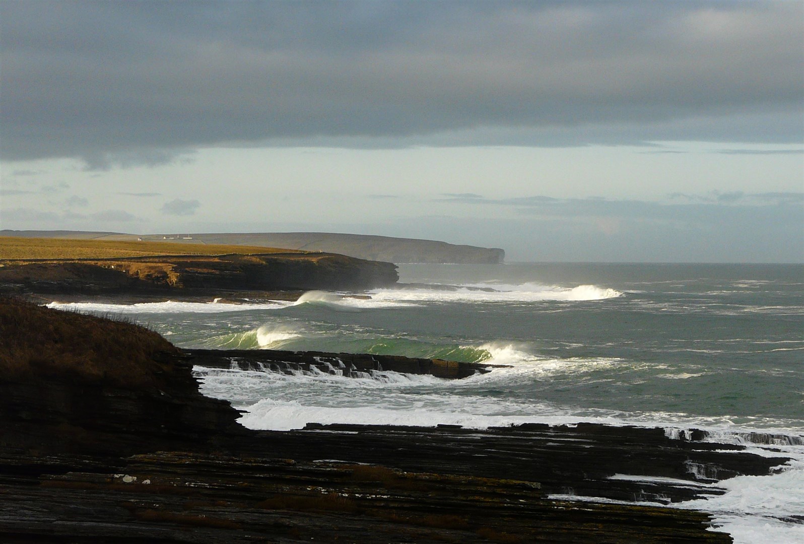 The body was found at the foot of cliffs at Thurso East.