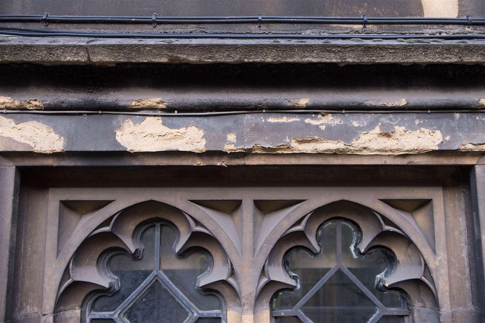 Crumbling stonework on the exterior of the Palace of Westminster (Stefan Rousseau/PA)