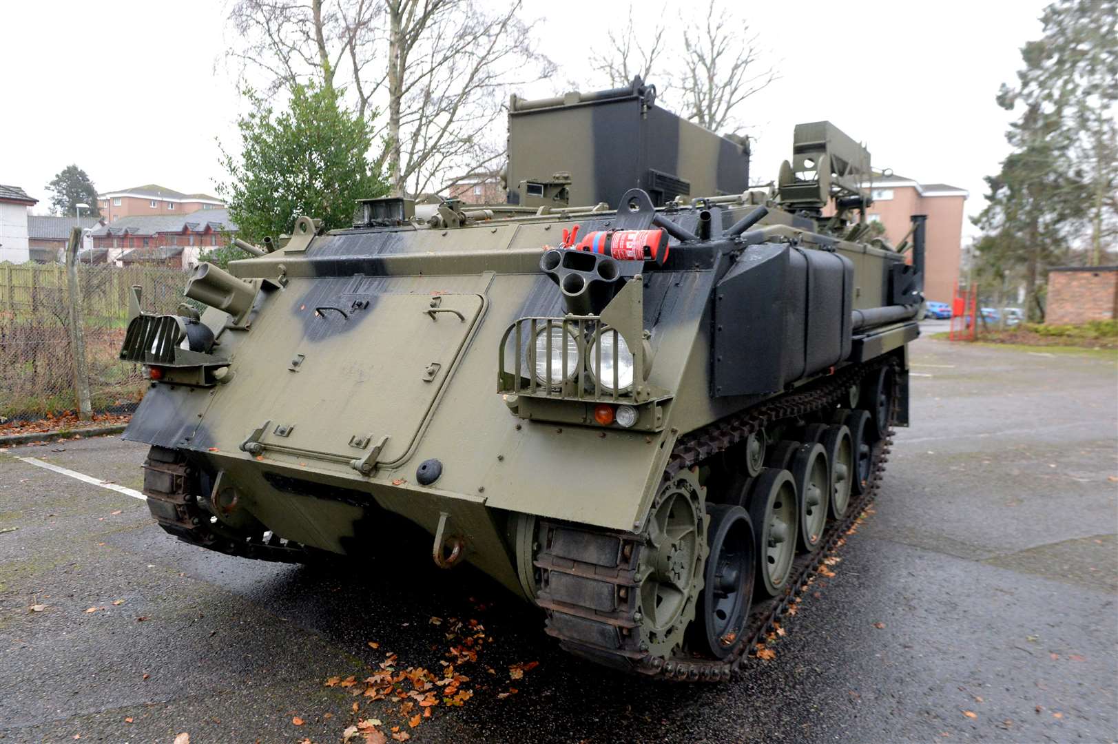 The Ptarmigan FV439 vehicle.