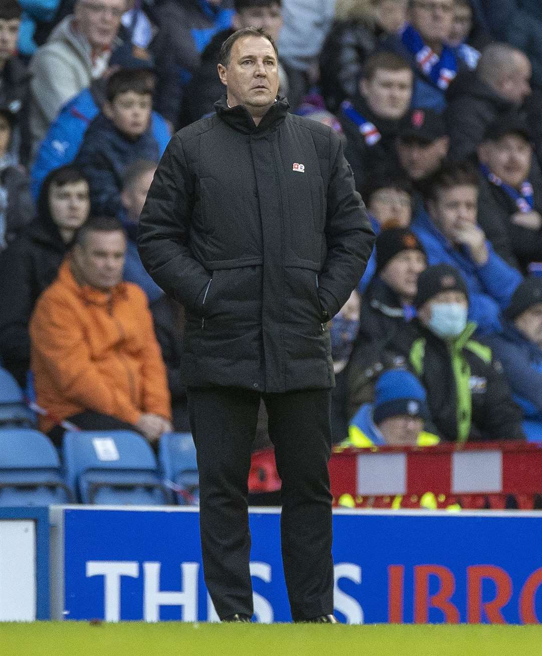 Picture - Ken Macpherson, Inverness. Rangers(4) v Ross County(2). 07.11.21. Ross County manager Malky Mackay.