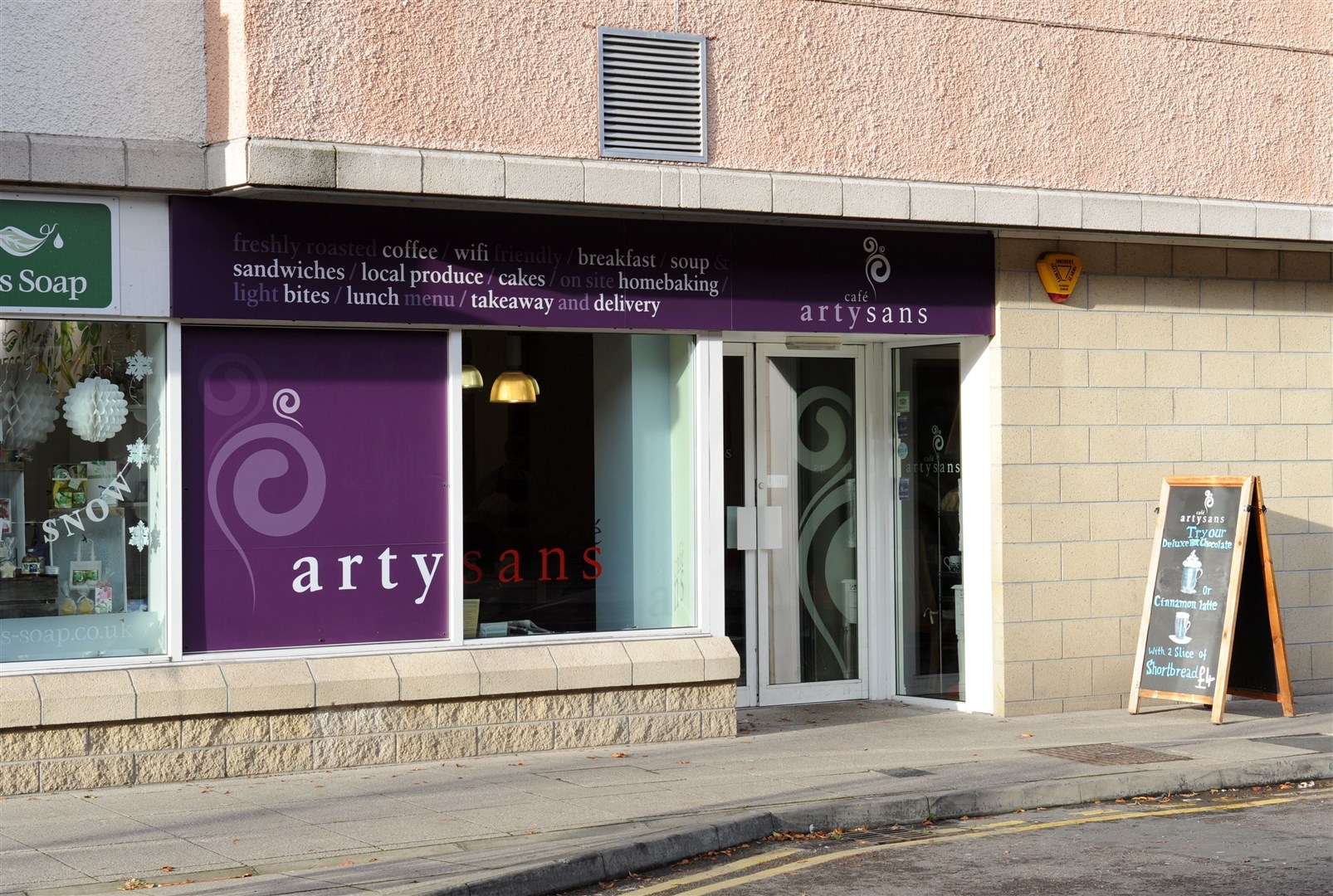 The Calman Trust runs the ArtySans Cafe in Inverness city centre.