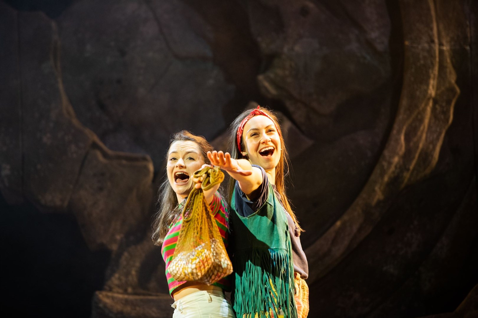 Caitlin Forbes as Fiona and Naomi Stirrat as Summer. Picture: Tommy Ga-Ken Wan