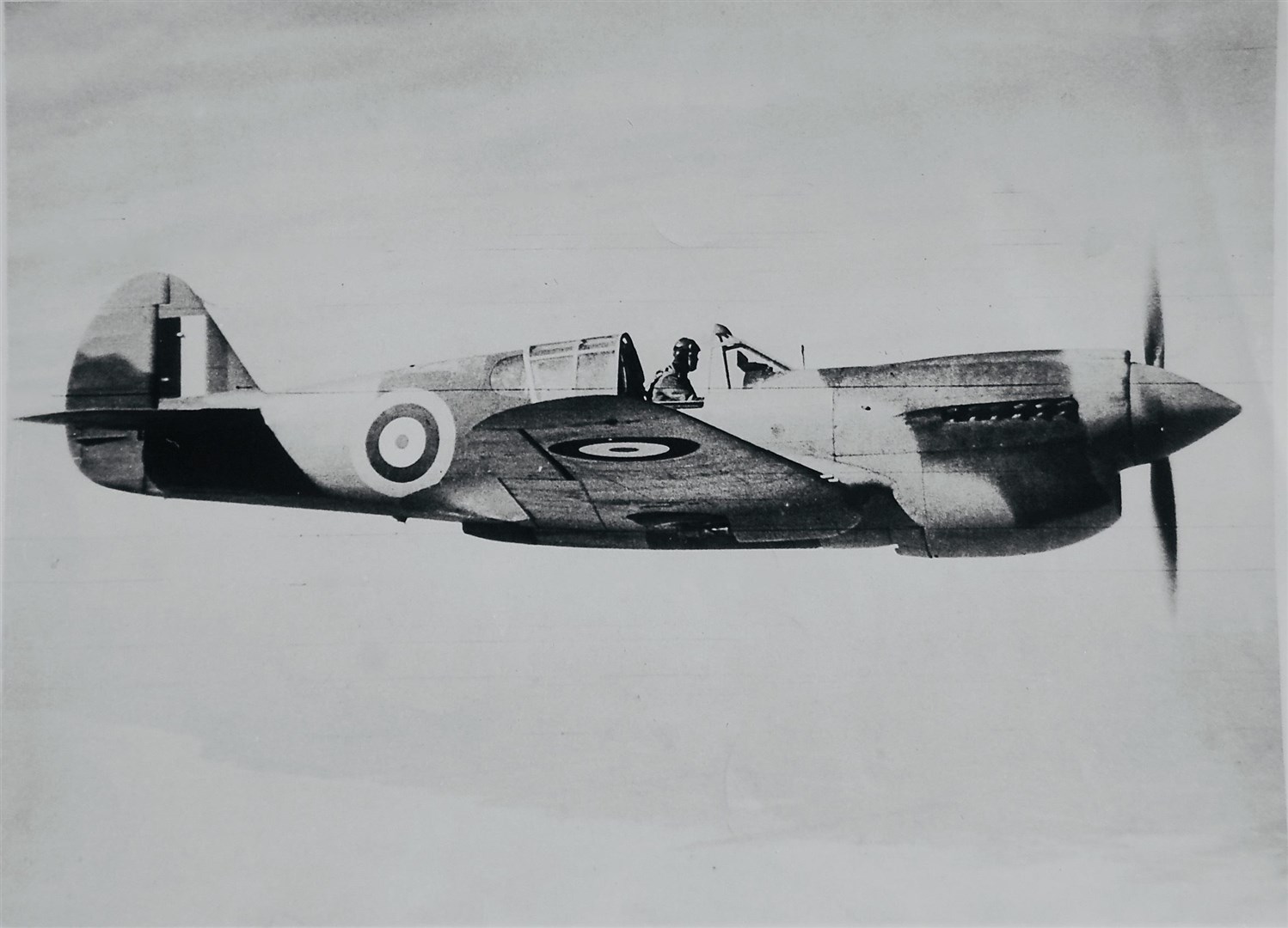 Flt Sgt Ron Chapman flying the Tomahawk fighter plane in December 1941. The plane later crashed in Northern Sudan after running out of fuel. The story of how he survived the crash, losing teeth and gaining an endorsement, is feature in one of the episodes.