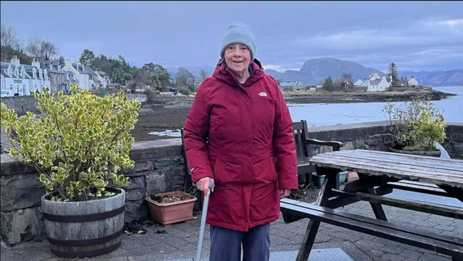 Jane Buckley, from Plockton, who is fundraising for Medical Aid for Palestinians. Picture: Jane Buckley's GoFundMe page, Medical Aid for Palestinians.