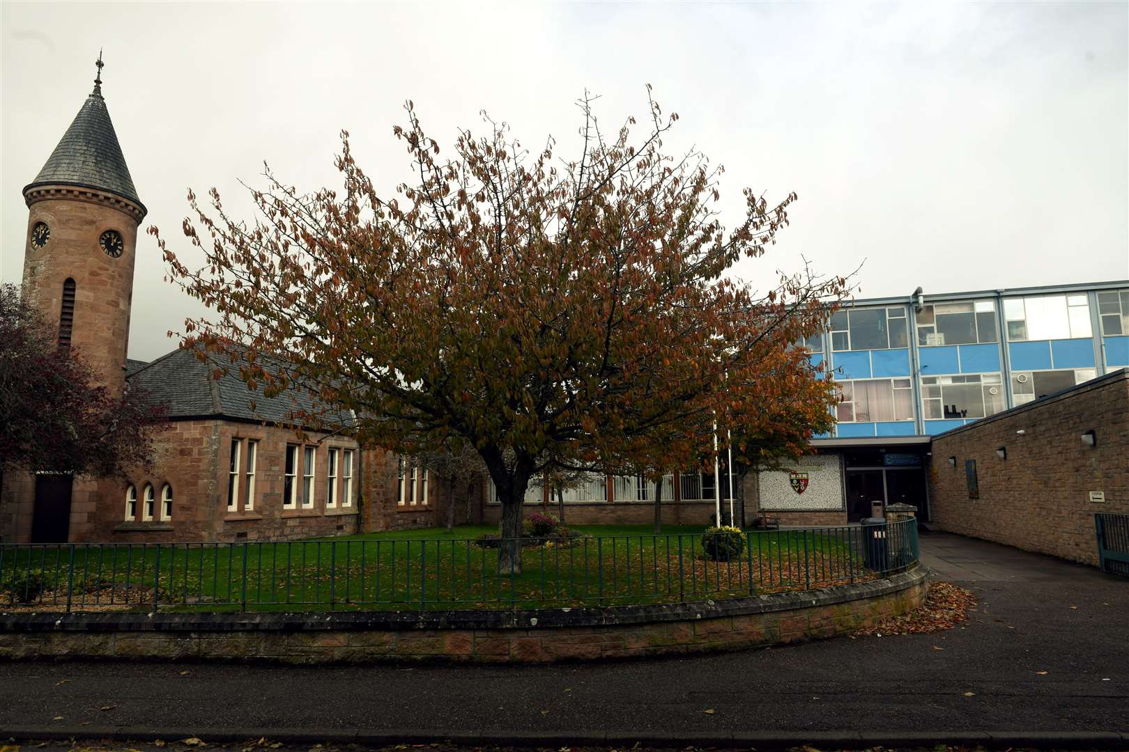 Hundreds of pupils were evacuated from Fortrose Academy today.