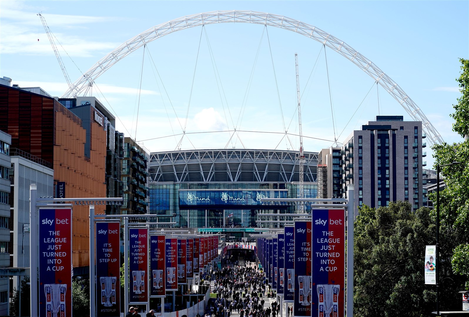 Wembley Stadium is the venue for England’s final Euro 2021 group match. John Walton/PA